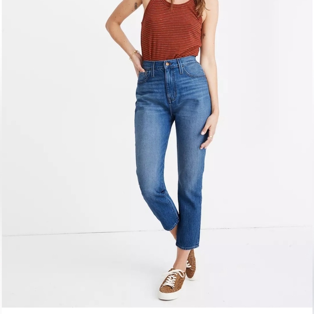 Madewell The Mom Jeans Size 27 Classic Blue Women's Jeans High Waist